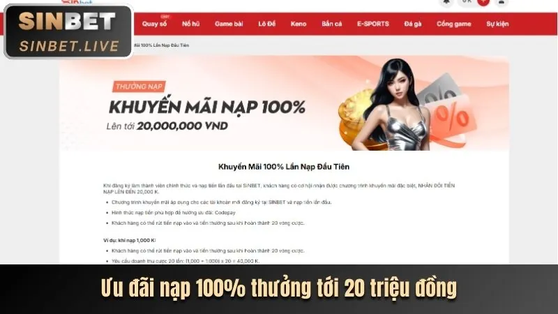 Hoàn trả không giới hạn OKVIP